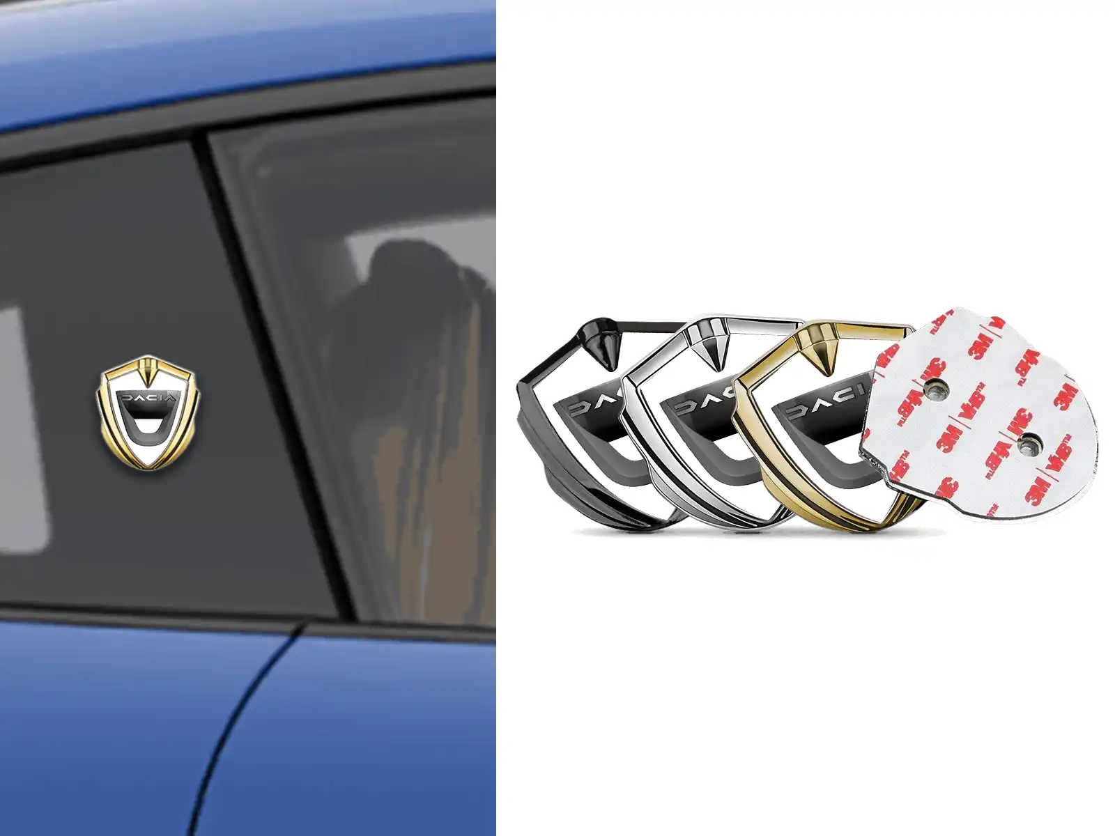 Dacia Abzeichen Selbstklebend Robuste Standard Größe